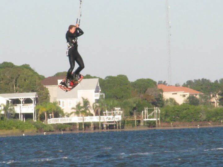 kitesurfing